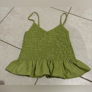 forever 21 olive green blouse